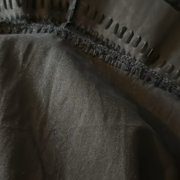 Margaret Godfrey Black Suede Belted Patchwork A Line Skirt - Picture 11 of 11